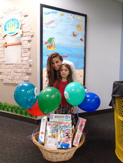 Pediatric dentist Dr. Greenleaf's Monthly Winner