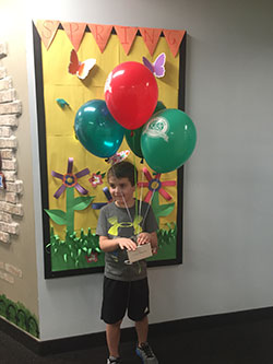 Pediatric dentist Dr. Greenleaf's Monthly Winner