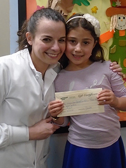 Pediatric dentist Dr. Greenleaf's Monthly Winner