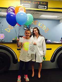 Pediatric dentist Dr. Greenleaf's Monthly Winner