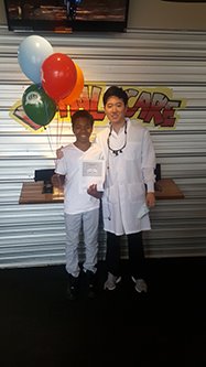 Pediatric dentist Dr. Greenleaf's Monthly Winner