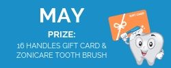 Pediatric dentist Dr. Greenleaf's Monthly Winner