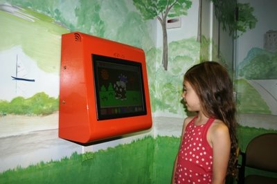 Pediatric Dentists and Orthodontist office Dental Care Kids game station