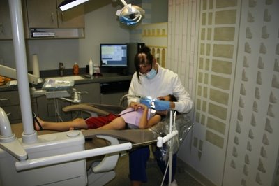 Pediatric Dentists and Orthodontist office Dental Care Kids exam room