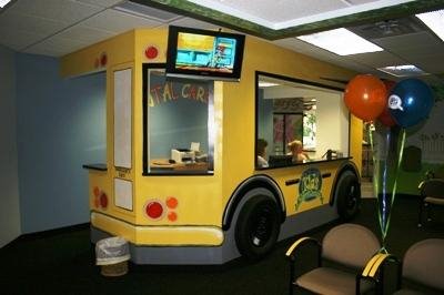 Pediatric Dentists and Orthodontist office Dental Care Kids lobby area