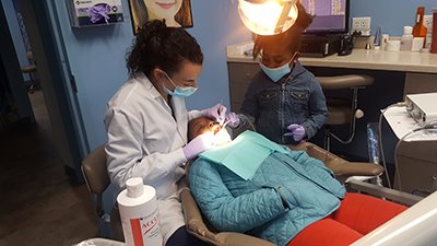 Pediatric Dentists and Orthodontist office Dental Care Kids receptionists area
